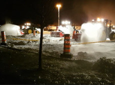 Formation des opérateurs de tracteur de déneigement